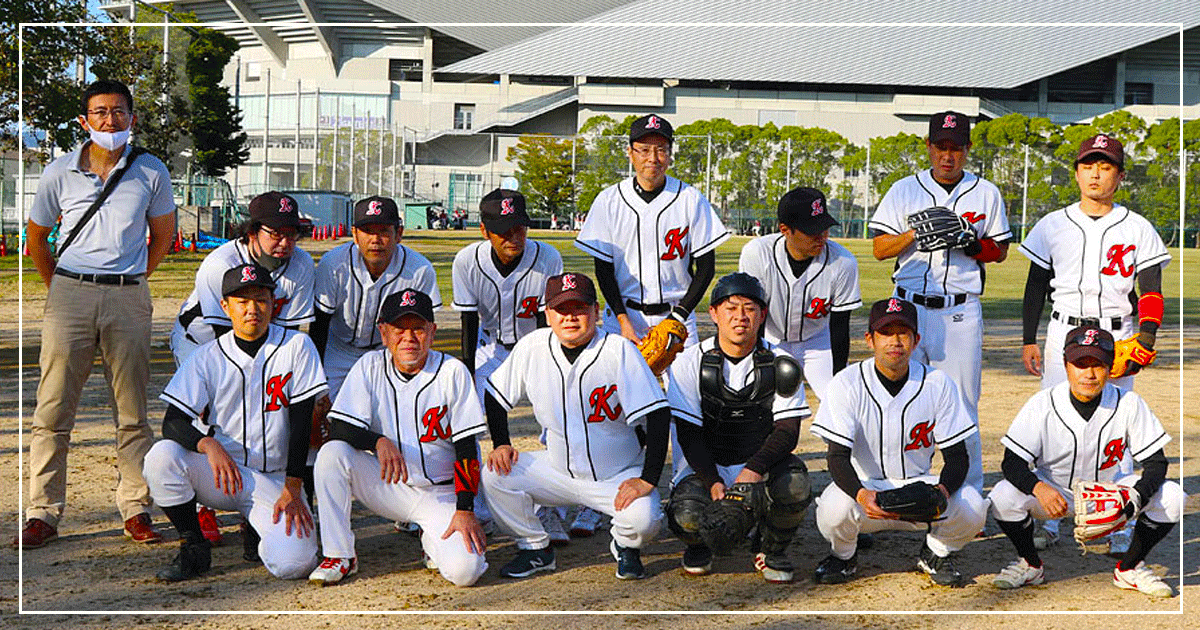 草野球写真・チームK・大阪北リーグ野球大会