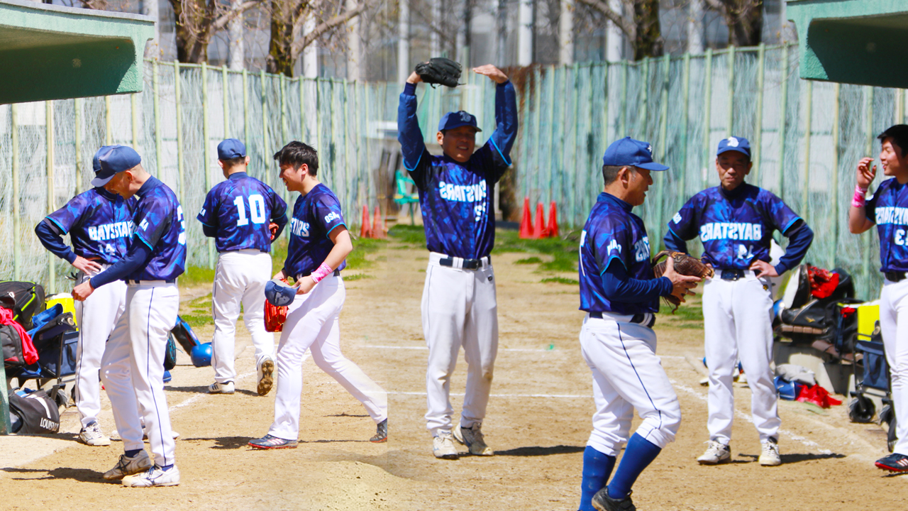 草野球写真・BAYSTARS・ベイスターズ・第37回総当り戦・大阪北リーグ野球大会