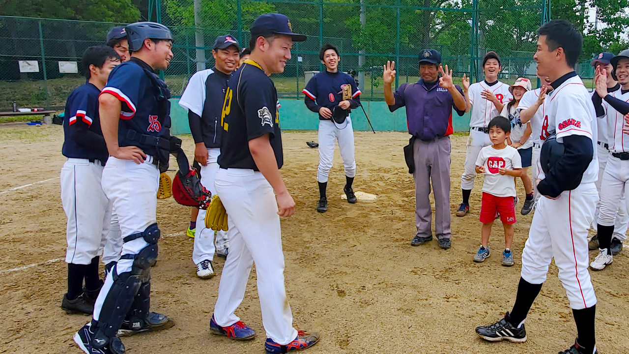 草野球写真・豊中市職野球部・第82回大阪北リーグ野球大会
