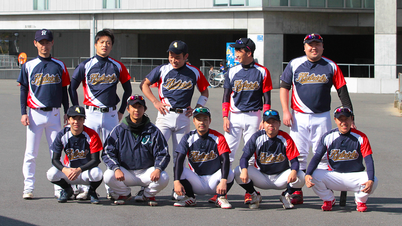 草野球写真・HYBRIDS・ハイブリッド・第82回大阪北リーグ野球大会