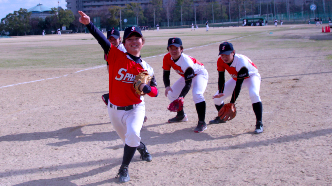 草野球写真・S PHALANX・エスファランス・第80回大阪北リーグ野球大会
