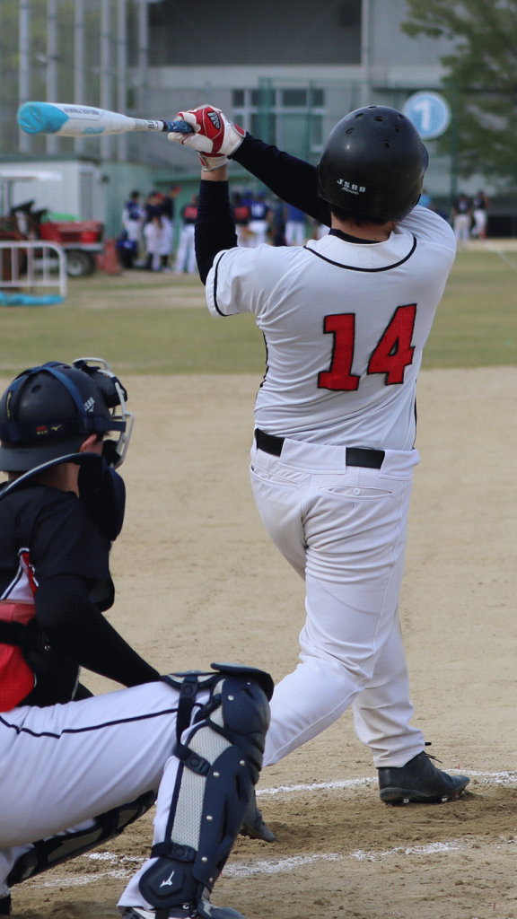 草野球大会・総当たり戦・四部・チームK 対 ブラックスターズ・大阪北リーグ野球大会・2025.04.20
