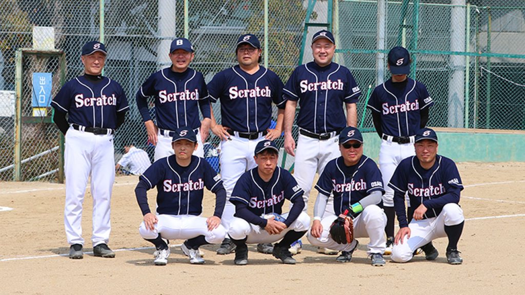 草野球写真・Scratch/スクラッチプラス・大阪北リーグ野球大会