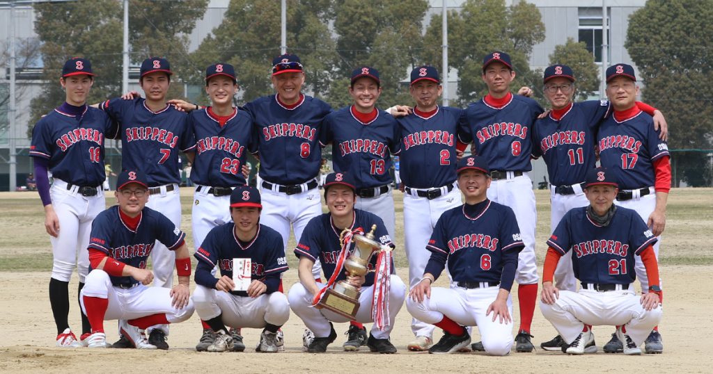 2025年度・優勝・キャノンスキッパーズ・第40回総当たり戦・三部・大阪北リーグ野球大会