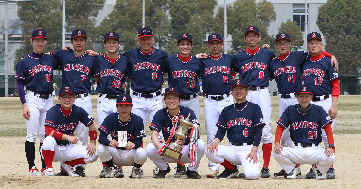 2025年度・優勝・キャノンスキッパーズ・第40回総当たり戦・三部・大阪北リーグ野球大会