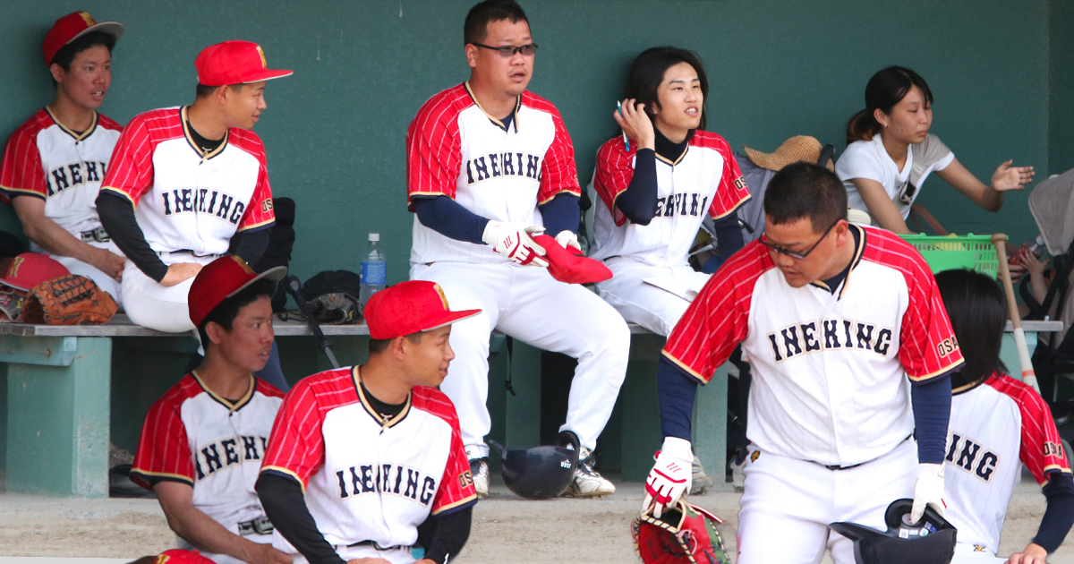 草野球写真・イネキング・第89回大会二回戦・大阪北リーグ野球大会