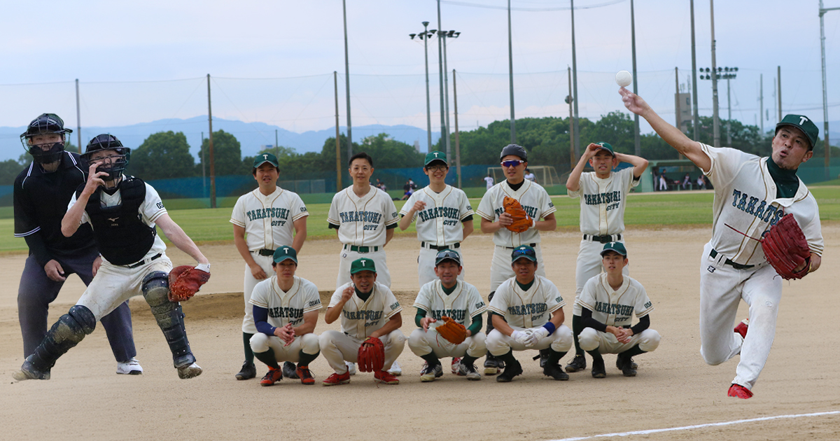 草野球写真・高槻市役所・第89回大阪北リーグ野球大会